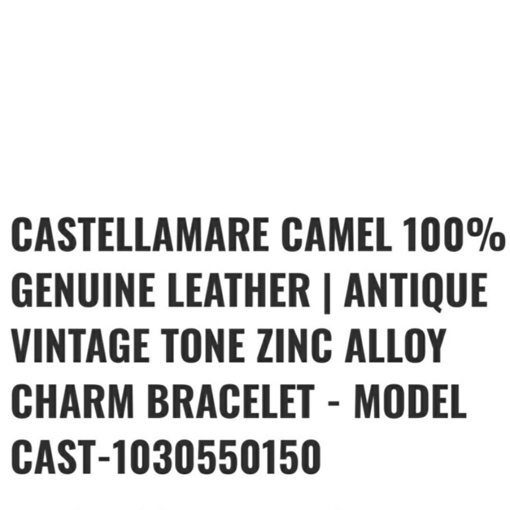 Unisex! Castellamare by Invicta 💯 Leather Camel NWT - Picture 2 of 7